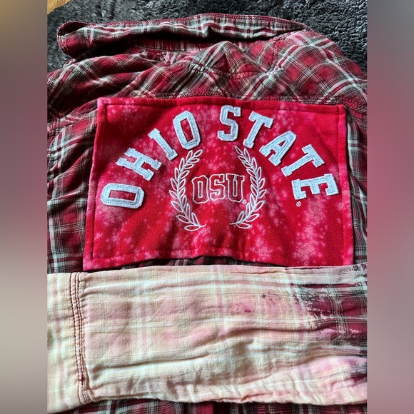Distressed Ohio flannel shirt - Picture 4 of 6